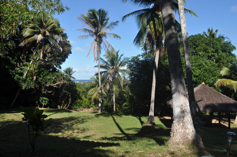 Blick über Snooker auf Meer